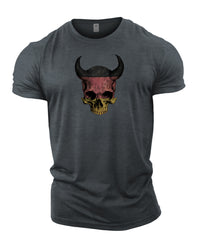 Devil Skull DE - Gym T-Shirt