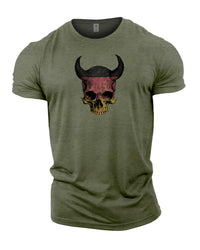 Devil Skull DE - Gym T-Shirt
