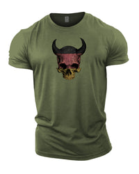Devil Skull DE - Gym T-Shirt