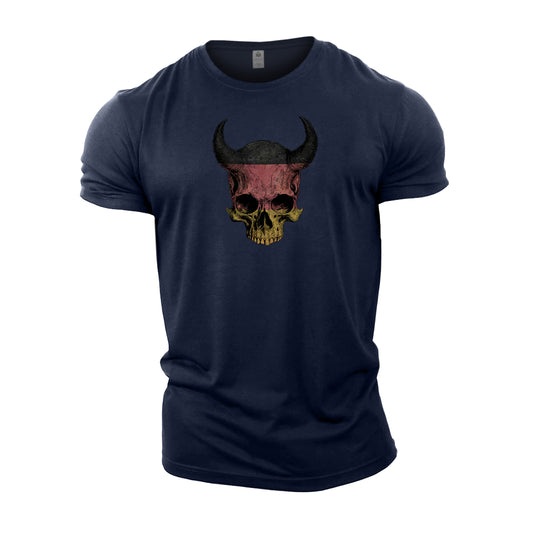 Devil Skull DE - Gym T-Shirt