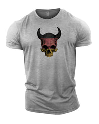Devil Skull DE - Gym T-Shirt
