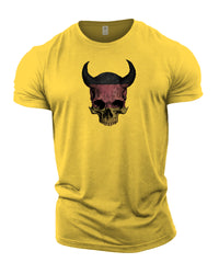 Devil Skull DE - Gym T-Shirt