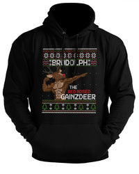 Brodolph The Red Nosed GAINZDEER - Gym Hoodie