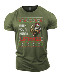 I Wish You A Merry LIFTmas - Gym T-Shirt