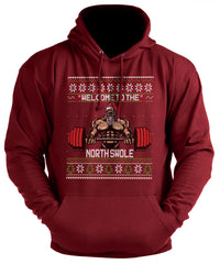 Welcome To The North Swole - Gym Hoodie